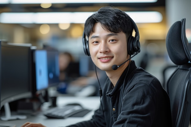 繁忙的客服中心