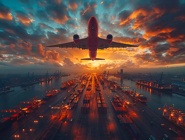 繁忙的航空货运