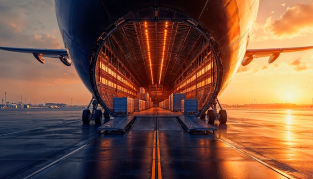 青海机场货运站忙碌景象