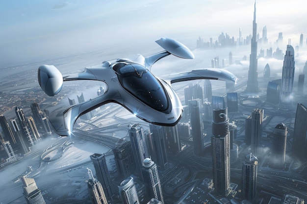 智慧物流与未来机场概念图