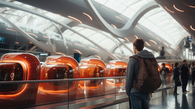 机场货运站繁忙景象