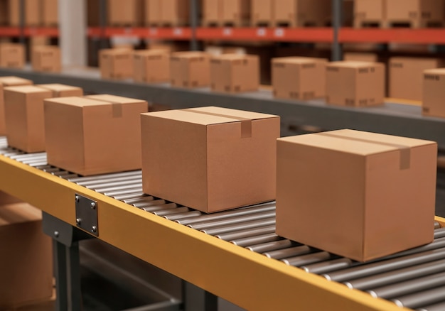 现代化物流分拣中心