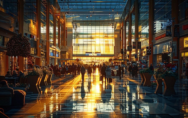 繁忙的机场货运站