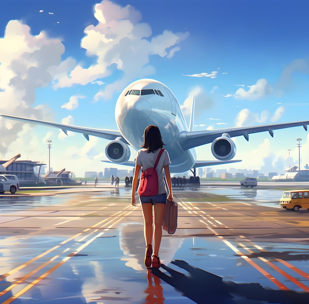 航空快递装车出港